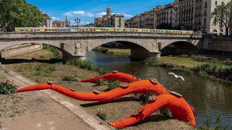 Mostra floral Temps de Flors, un dels principals reclams turístics de Girona