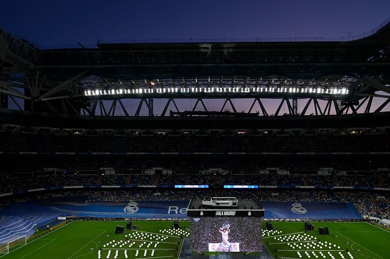 El Estadio Santiago Bernabéu ha sido protagonista de la celebración de la Decimocuarta Champions del Real Madrid.