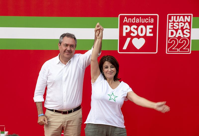 Espadas (PSOE) inicia la campaña electoral junto a Lastra