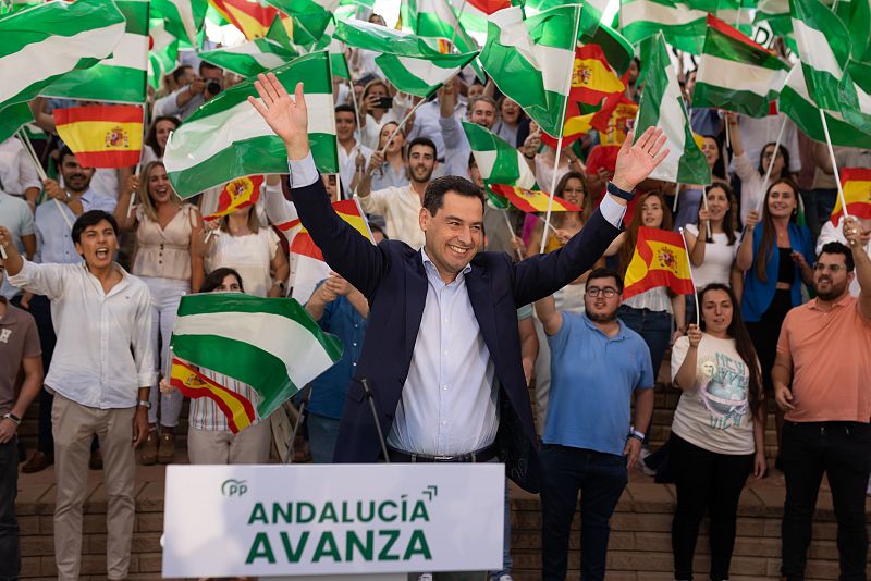 Moreno (PP) inicia la campaña electoral en Málaga
