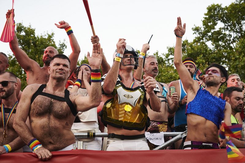 Vista de la manifestación del Orgullo 2022