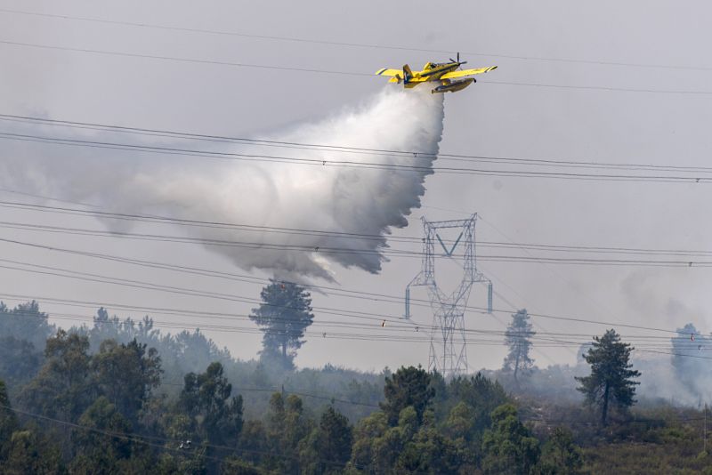 Incendio en el Parque Nacional de Monfragüe