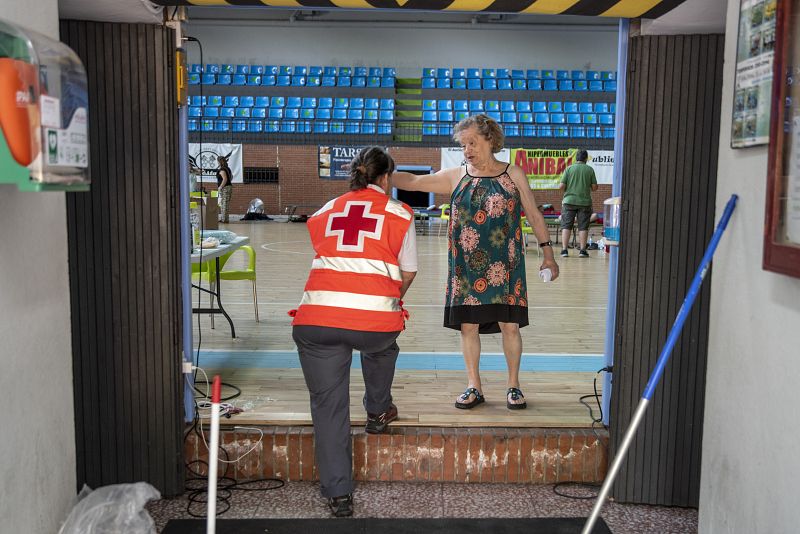 Vecinos evacuados a Navalmoral de la Mata