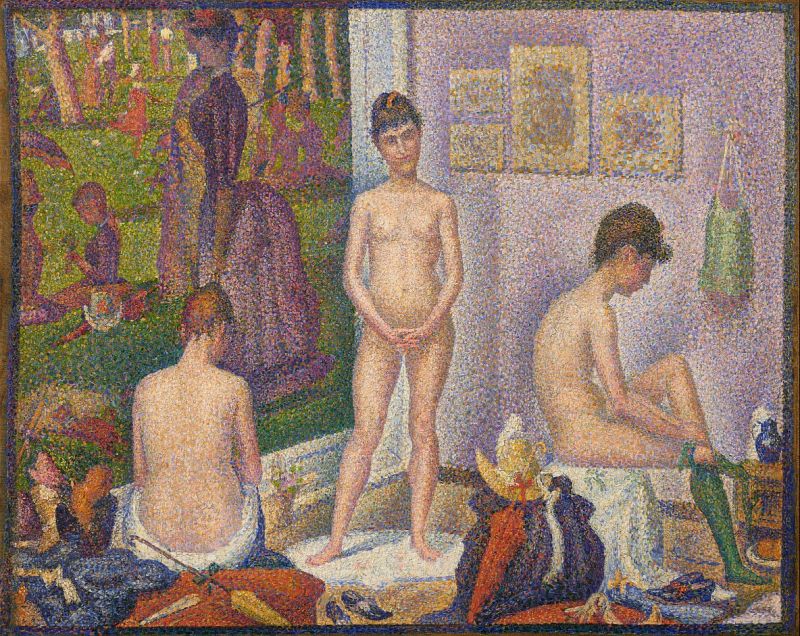 'Las modelos, conjunto' (versión pequeña), Seurat