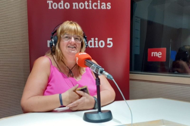 Marity González, mayorala del rebaño del Concejo de la Mesta.