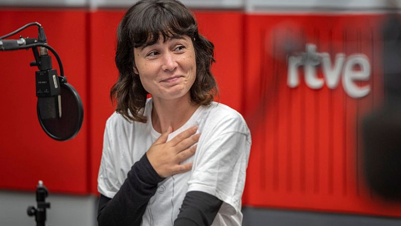 Nadia de Santiago durante el ensayo