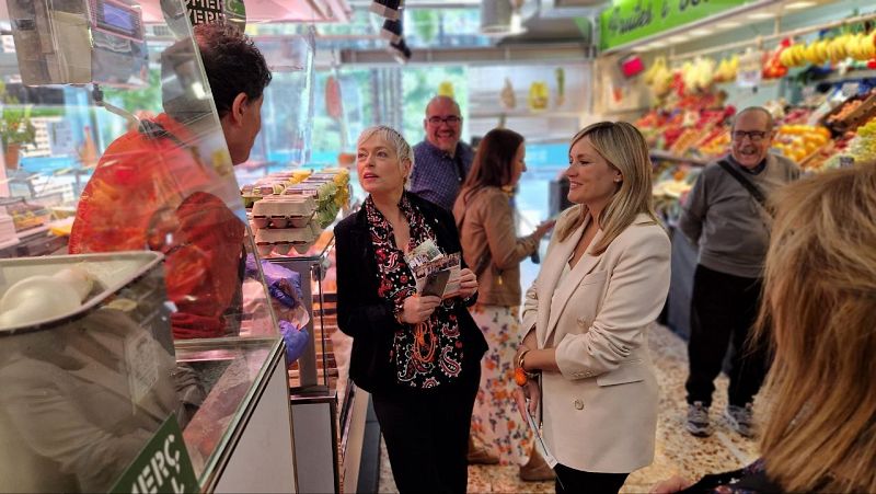 Grau y Guasp visitan un mercado en Barcelona