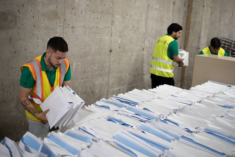 Dispositivo electoral para las elecciones del 28M en Barcelona