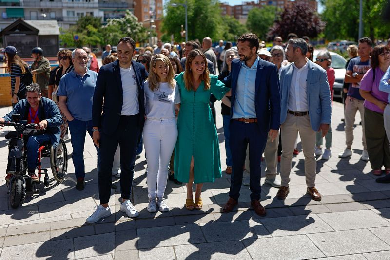 Yolanda Díaz abre su agenda de campaña en Alcorcón y con miembros de Podemos