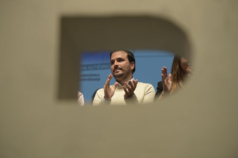 Alberto Garzón apoya la candidatura de Convocatoria por Asturies en Oviedo