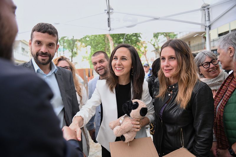 Belarra participa en un acto de Podemos Madrid en AlcorcÃ³n