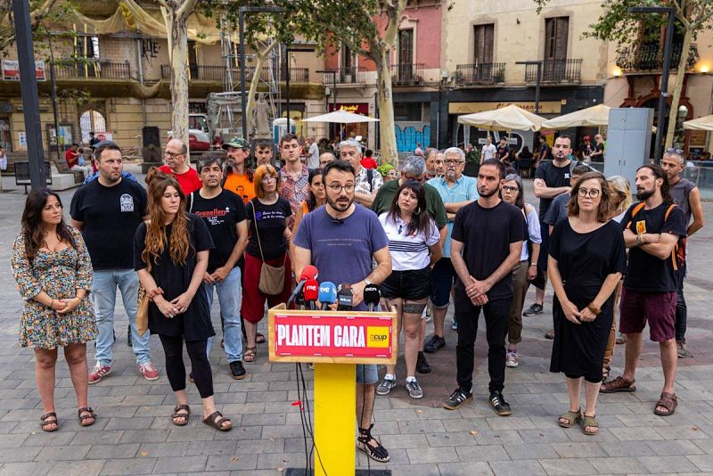 La CUP pide "plantar cara" a PP, a Vox y al PSOE desde Barcelona