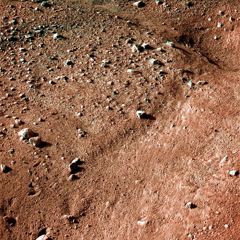 Imágenes en color del suelo de Marte