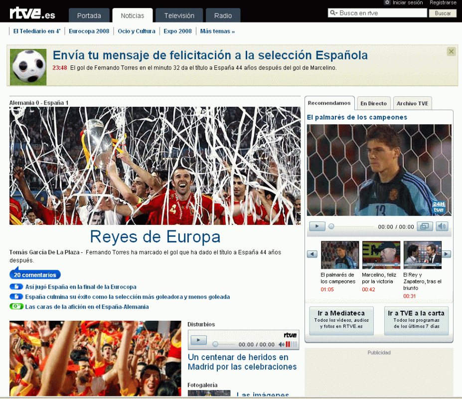 Nuestra página web ofrece todos los datos, fotografías y vídeos sobre la gesta española