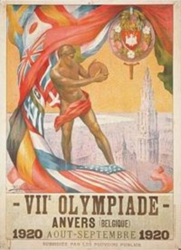 Cartel de lo Juegos de 1920