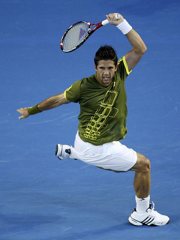 Fernando Verdasco está desplegando un gran tenis en esta semifinal.