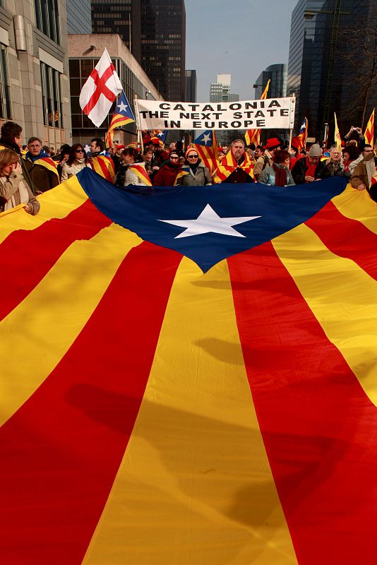 De nuevo ha vuelto a escucharse el lema más clásico de los independentistas catalanes: "Catalonia is not Spain".