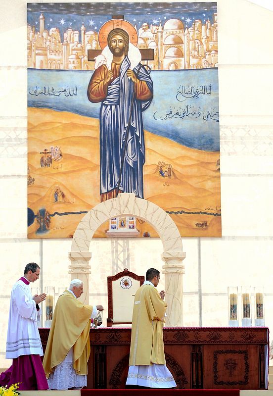 El Papa ha oficiado una misa en Ammán, Jordania