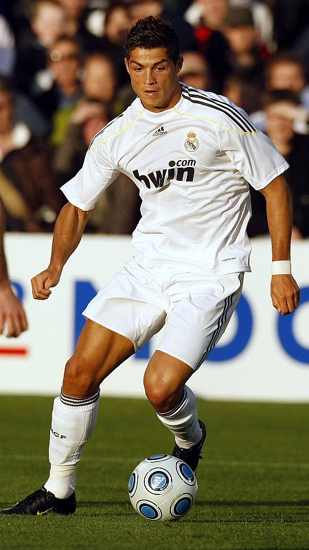 Cristiano Ronaldo ha estado muy activo durante el partido.