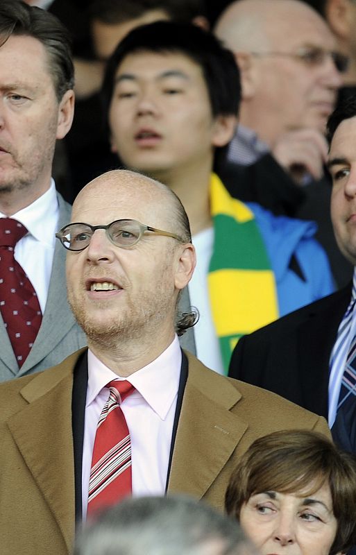 Avram Glazer uno de los hermanos propietarios del Manchester United.