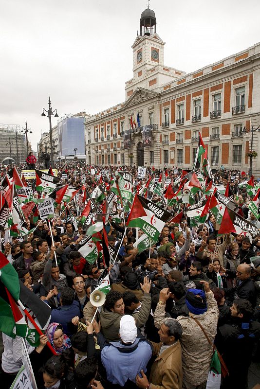 SÁHARA OCCIDENTAL-PROTESTAS/MADRID