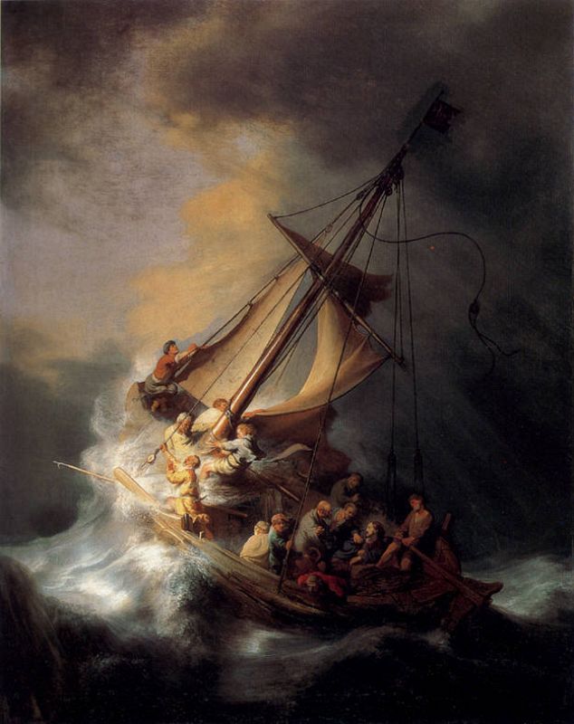 "Storm on the Sea of Galilee", de Rembrandt
