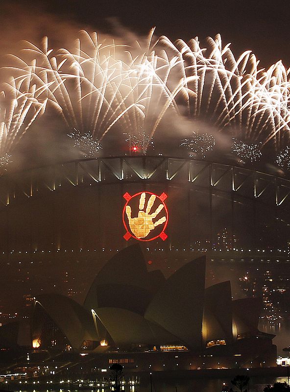 La Ópera de Sidney, testigo privilegiado de los fuegos artificiales