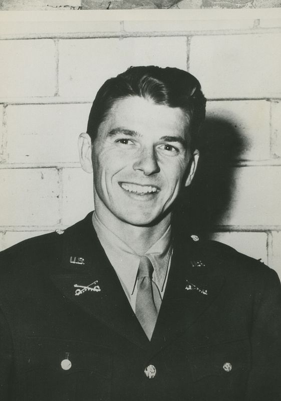 Imagen de juventud de Reagan, durante su etapa como actor.