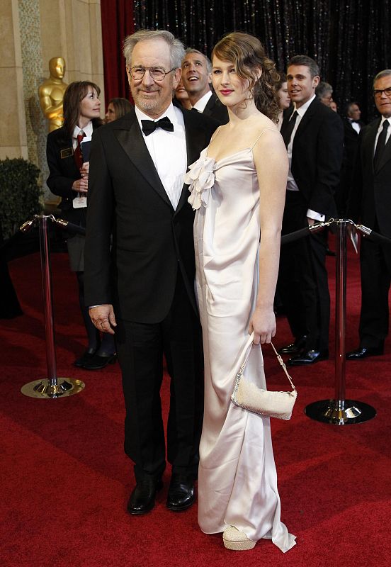 Producer and director Steven Spielberg and his daughter Destry arrive at the 83rd Academy Awards in Hollywood