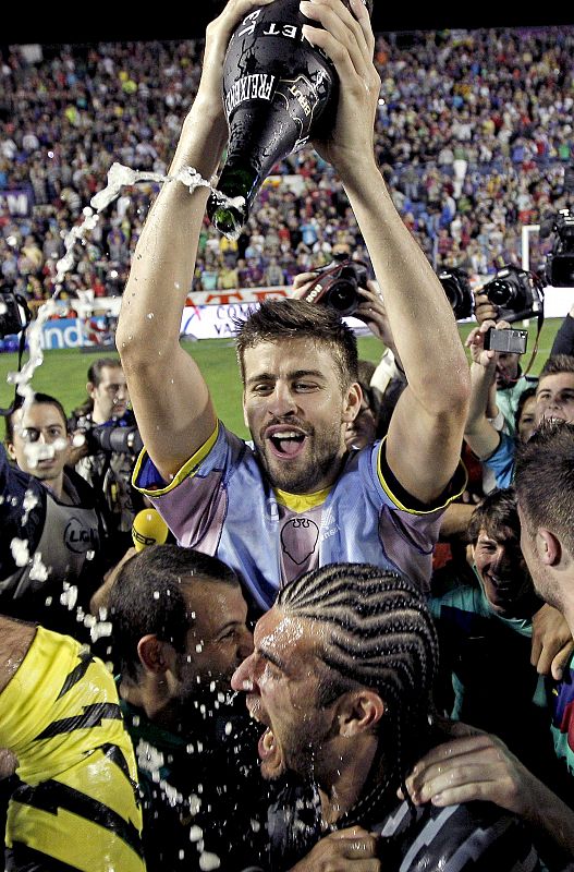 Piqué, líder de la fiesta blaugrana