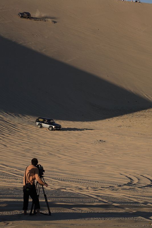 Piruetas en las dunas del desierto