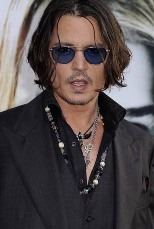 Johnny Depp en el estreno de 'Dark Shadows'