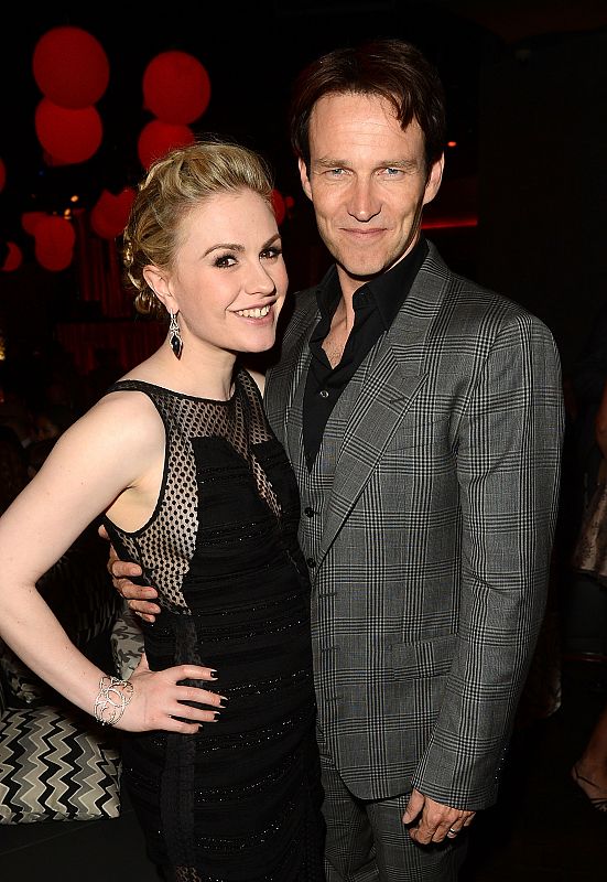 Anna Paquin y Stephen Moyer premiere de True Blood