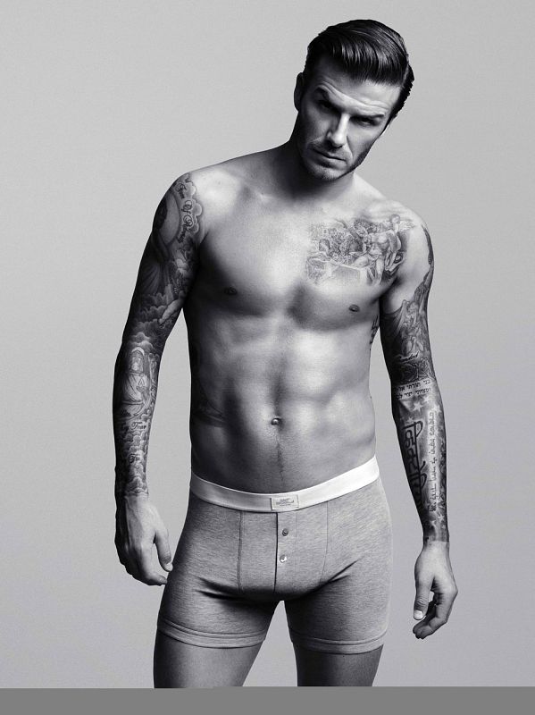 Beckham en calzoncillos