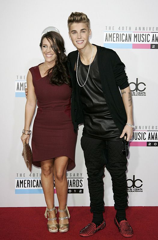 Justin Bieber acudió acompañado por su madre, Pattie Mallette