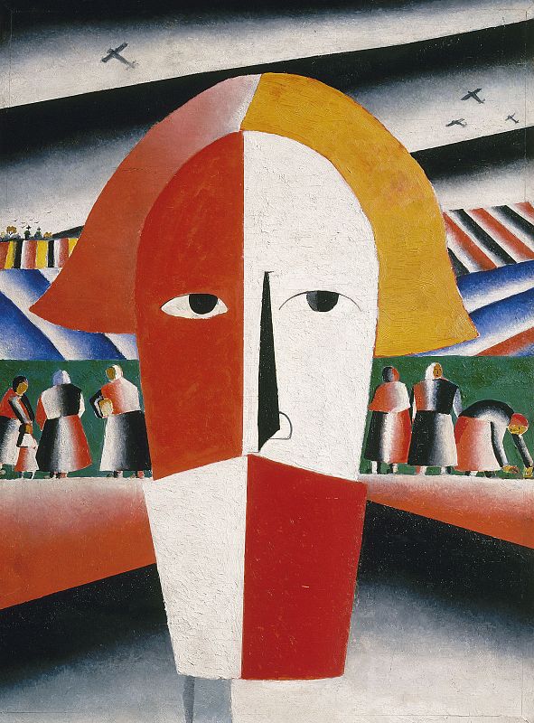 Malevich, "Cabeza de campesino" (1928-29)