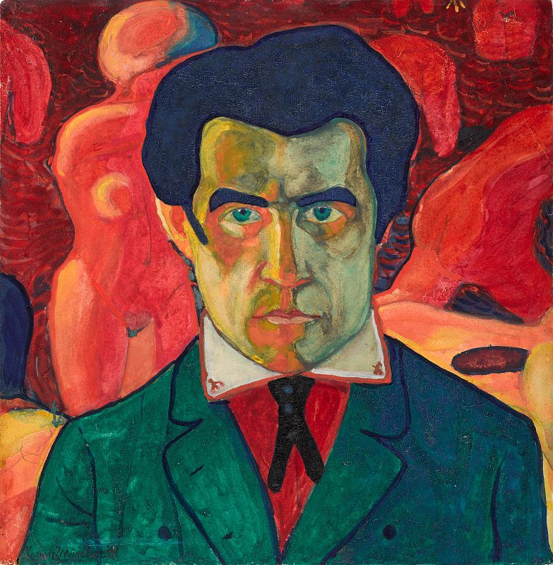 Kazimir Malevich, "Autorretrato" (1908-1910)