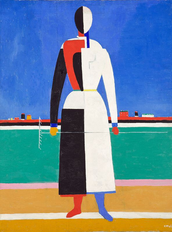 Kazimir Malevich, "Mujer con rastrillo" (1930-32)