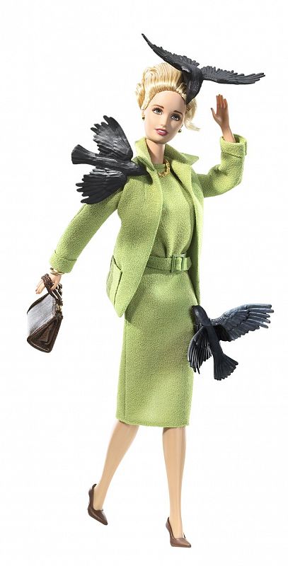Barbie de Tippi Hedren en 'Los pájaros'