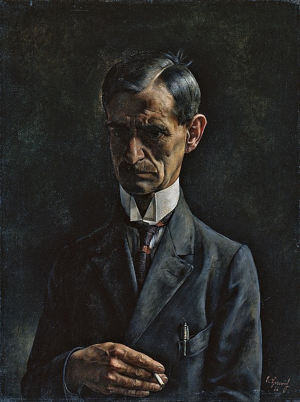 Albert HenrichRetrato del pintor A. M. Tränkler (1926)