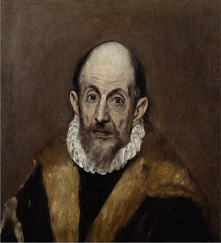 El Greco, "Retrato de un hombre", (1590-1600)