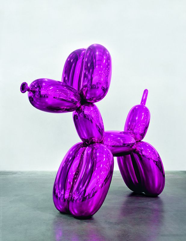Jeff Koons, "Perro globo (magenta)", (1994-2000)