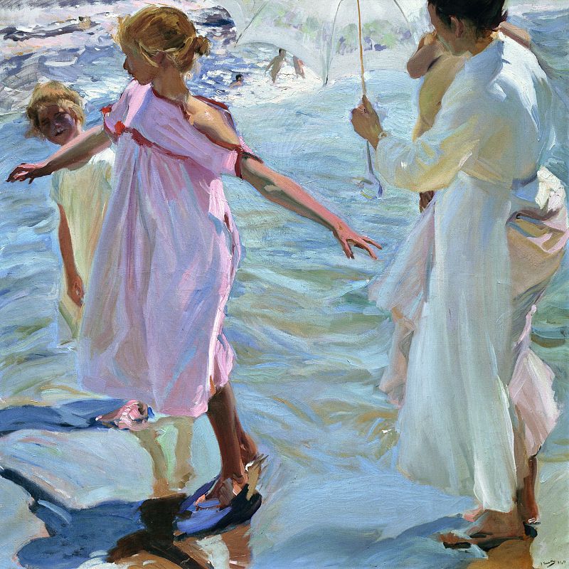 Joaquín Sorolla, "La hora del baño", (1909) /Museo Sorolla