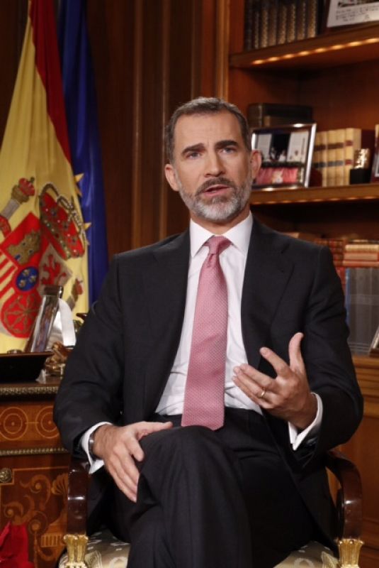 El rey Felipe VI pronuncia su discurso navideño