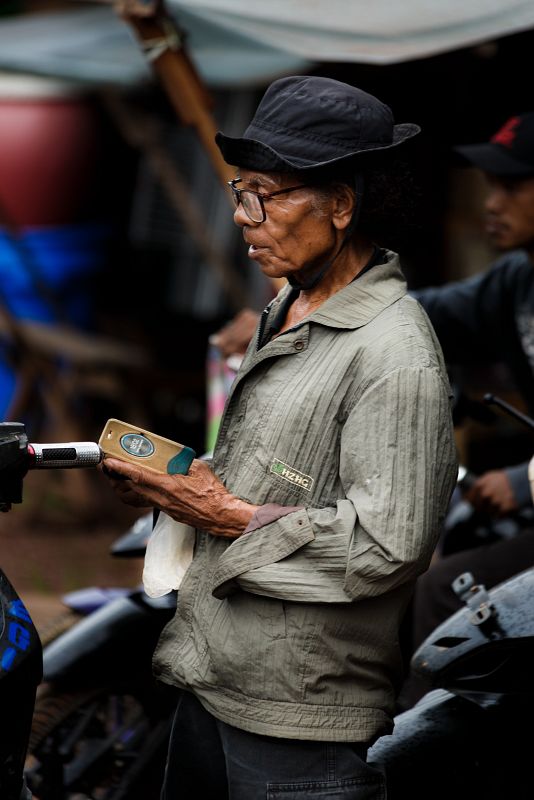 Hombre indonesio de Borneo Central