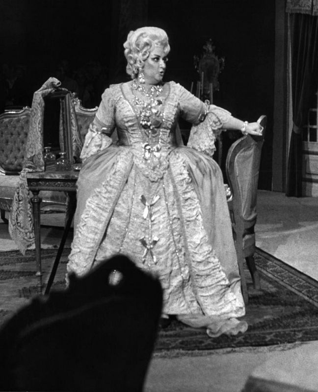 La soprano Montserrat Caballé actúa en la temporada de la ópera de Bilbao en 1969