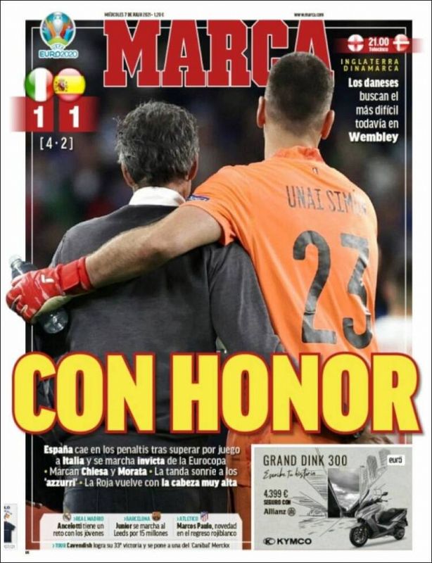 "Con Honor", titula Marca