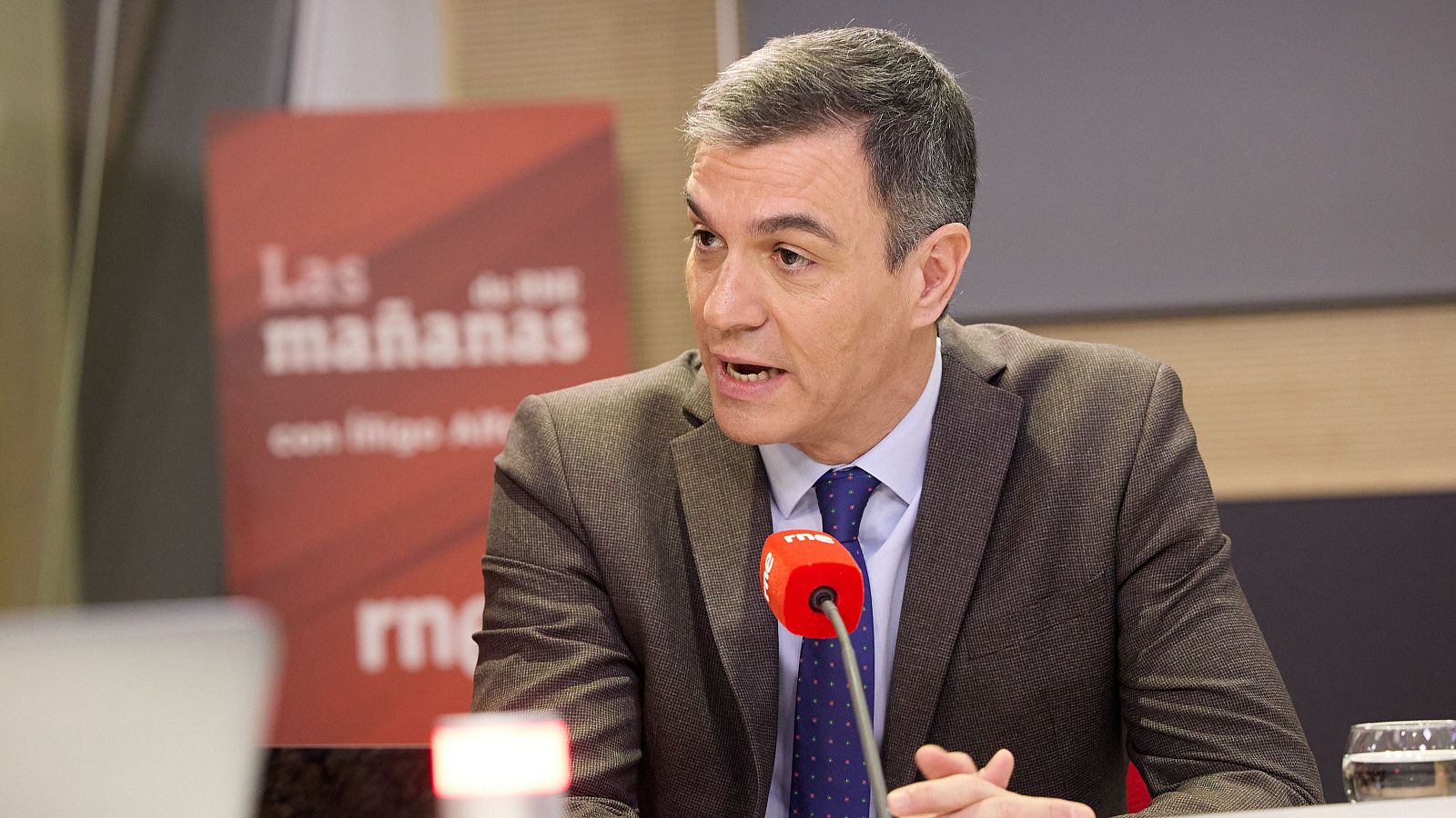 Pedro Sánchez en una entrevista a 'Las Mañanas de RNE'