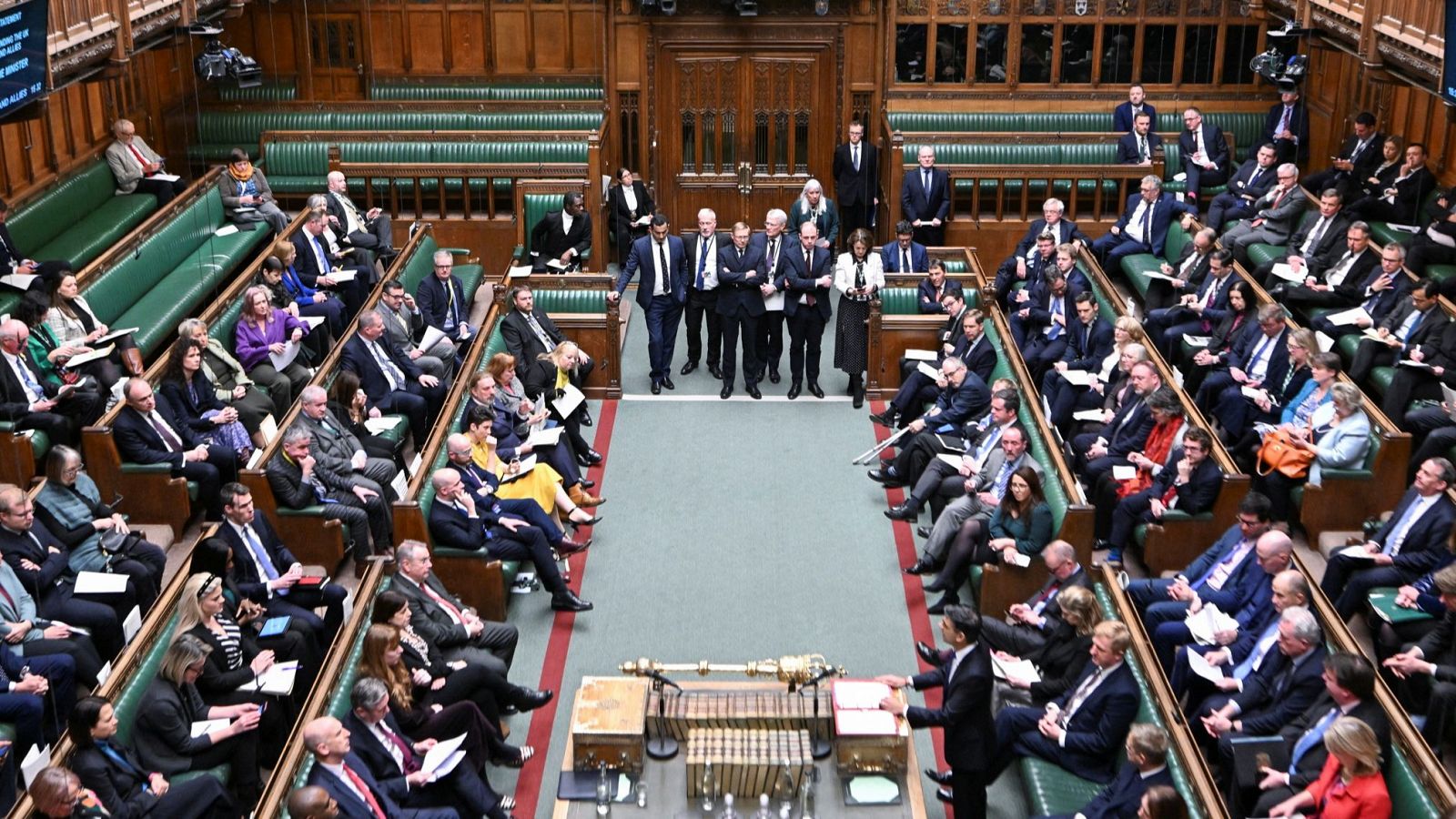 Parlamento de Reino Unido el 15 de enero