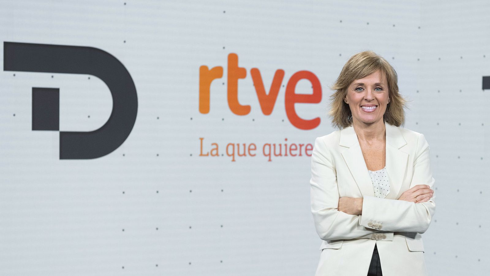 La presentadora de la segunda edición del Telediario de TVE, Marta Carazo